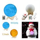 Eee07 Inch Night Lights Moon Lamp Printed Earth Light 651354642813