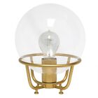1270-lt1062-blk Elegant Designs Glass Crystal Ball Table Lamp Matte Black