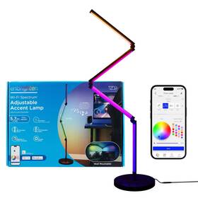Enbrighten 030878827706 Vibe Wi-fi Spectrum Rgbwic Adjustable Accent Lamp With Music Sync