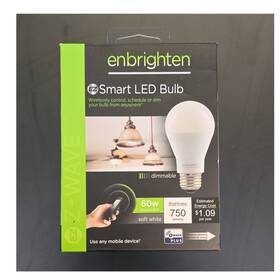 35931 Enbrighten Z-wave Smart Led Bulb A19 60w Eq 750 Lumens Soft White Dimmable