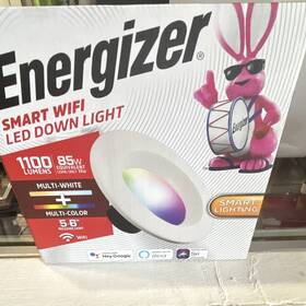 Edc2-1001-rgb Energizer Smart Wifi Led Downlight 5-6in Multi-white/multicolor 1100lm Alexa