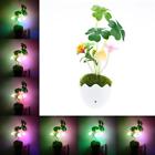 Etc0634374464188tu Lixada Led Color Change Light Sensor Energy Saving Mushroom Flower