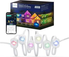 Akt8l01 Eufy Permanent Outdoor Lights E120 50ft 30 Dual-led Rgb Eave String Light Ip67