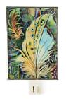 F15614393 Ganz Peacock Feather Night Light Shades Of Blue 065810472669