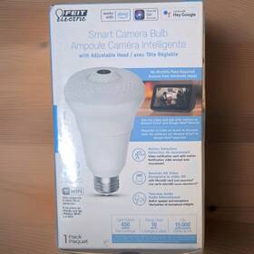 A450 Feit Electric A450/850/camwf/led Smart Camera Bulb Wi-fi Led 10w 450lm 5000k 1080p Hd