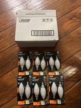 Bpctf40927cafl2 Feit Electric Co 6x 3.3w 2700k 300 Lumens Soft White Led 12 Bulbs