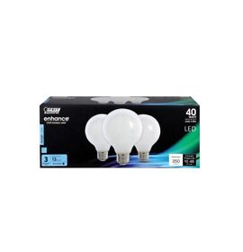 G2540w950cafl3r Feit Electric Enhance G25 Filament Led Bulb 3.8 W