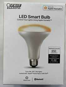 Br30-sw-hk Feit Electric Led Smart Bulb Br30 Sw Hk 120v 8.2w 650 Lumens Apple Home Kit