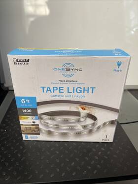 Ucl72 Feit Ucl72/flex/5cct Plug-in Integrated Led Strip Light Color Changing Cct One Sync White 6ft