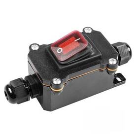 Feloako 787439656397 Waterproof Inline Cord Switch Dpst 12v-24v/110v-250v Ac/dc Rocker On