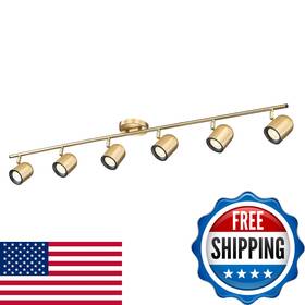 B0dsjc6kwd Femila 46.3 Track Lighting Fixtures Ceiling Brass Gold Light Kit 3000k B0dsjc6kwd Femila 46.3 Track Lighting Fixtures Ceiling Brass Gold Light Kit 3000k