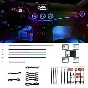 Foshan Youmeise Technology Co. Ltd. Yms-hc02 Hmyc Acrylic Interior Car Led Strip Light With App 18-in-1 128 Colorful 6