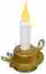 Fpc1255 Xodus 6 Ea Brass Finish Led Candle Night Lights 855411003399