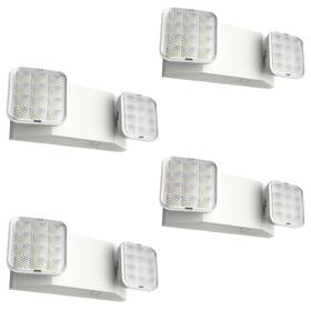 Freelicht B0c1gsg4x6 4 Pack Led Emergency Lights For Business Battery Backup Two Head