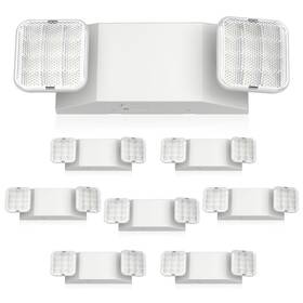 B0f7ll3qqr Freelicht 8 Pack Led Emergency Lights For Business Battery Backup Two Head