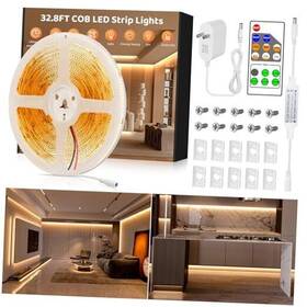 Fuzhouxiangshulinmaoyiyouxiangongsi 037166175051 Cob Led Strip Lights 32.8ft Flexible Cri 90 Warm White 2700k