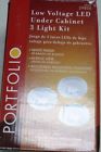 G9033-wh-1 Portfolio Low Voltage Led Under Cabinet Light Kit