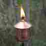 Gar491 H Potter 3 Mini Copper Torches Outdoor Patio Pathway Garden Night Backyard