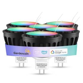 Ll166-2p Gardencoin Mr16 Led Bulb Color Changing Rgbcw Smart Landscape Light Colored
