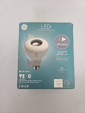 Br30 Ge 043168502313 Led Speaker Bulb One Function 65w Remote Bluetooth