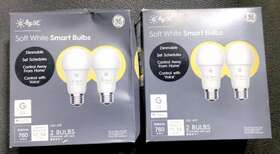 Ge 043168517720 4pack Soft White A19 Smart Bulbs C By Direct Connect Led