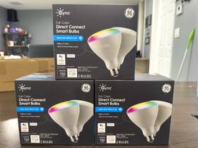 Br30 Ge 043168524094 Cync Full Color Direct Connect Smart Bulbs 2ct Indoor Floodlight Led