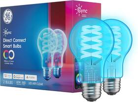 Ge 043168571913 Cync A19 Direct Connect Led Light Bulb Color 2 Bulbs New