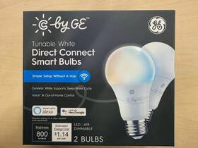 4349q Ge New Cync Tunable White Direct Connect Smart Led Dimmable Bulbs 2-pack - A19