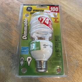 89624 Ge Energy Star Smart Light Bulb General Purpose 26 Watt 1700 Lumen