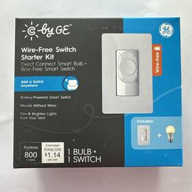 93129091 Ge Wire-free Switch Starter Kit 1 Bulb Included By Cync 800 Lumens