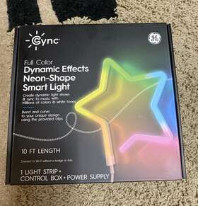 93130388 Ge Cync By Dynamic Effects Led Smart Light Strip Outdoor Full Color 10 Foot New