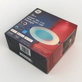 Cfixcnlr4crvdms Ge Cfixcnlr4crvdms/mss-1t Cync Reveal Hd 4in Smart Led Wafer Downlight Full Color Matter Wifi Rgb New