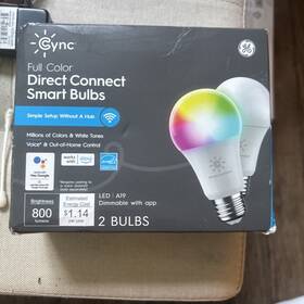 Cleda1911c2 Ge Cleda1911c2/st-2p C By Tunable Full Color Direct Connect Smart Bulbs Two Pack Led