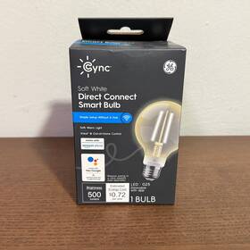 Cledg25 Ge Cync Smart Bulb G25 Soft White 500 Lumens Direct Connect Dimmable Alexa