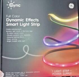 Cledstr24cdidp Ge Cledstr24cdidp/st-1p Cync 16ft Dynamic Effects Smart Led Light Strip 16 Million Colors. New In Box