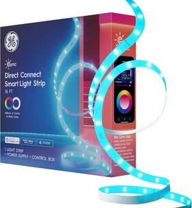 Ge Lighting 313111416494 Cync Smart Led Strip Light Color Changing Room Decor Works