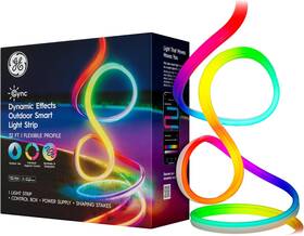 Ge Lighting 726084339705 Dynamic Effects Smart Led Light Strip With Music Sync Color Changing Outdoor
