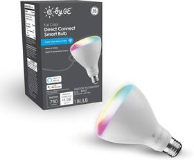 Cledr309cd1-1p Ge Lighting C By Full Color Br30 Smart Led Light Bulb 65w Replacement Bluetooth/wi-fi