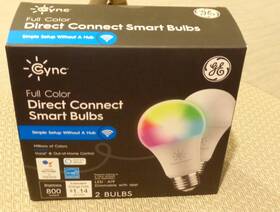 Pk-00105086-2 Ge Lighting Cync By Full Color Direct Connect Smart Bulbs Package Of 3 Led A19