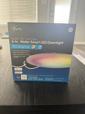 Su208-6 Ge Cync 6-in Wafer Smart Led Downlight