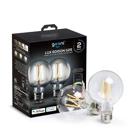 Gn-bw230-999 Geeni Edison G25 Wifi Led Smart Bulb 2700k 6500k 8w E26 Base Tunable White