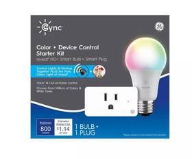 85923212 General Electric Ge Cync Reveal Smart Full Color Device Control Starter Kit Iindoor Plug #328
