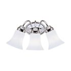 5993ch Glass Chrome Vanity Finish Alabaster Fixture Swirl Telford 3lt