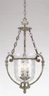 5773-as Glass Clear Hanging 788995 Light Silver Aged Id