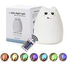 Glnl010 Girl Nursery Decor Remote Night Light Lamp For 600740936180