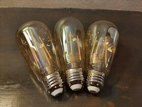 34919 Globe Electric Edison Wi-fi Led Smart Bulb - St19 500 Lumens 60w A-4 3 Pack