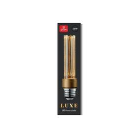 Globe Electric 35885 Luxe Tube E26 Medium Filament Led Bulb Warm White