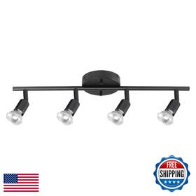 B07bc2skwy Globe Electric 59354 Payton 4-light Track Lighting Matte Black