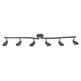 B07ctxc6fb Globe Electric 59376 Grayson 6-light Adjustable S-shape Track Lighting Bronze