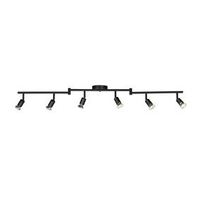 Globe Electric B0873ygc3c 59693 6-light Foldable Track Lighting Kit Matte Black Finish